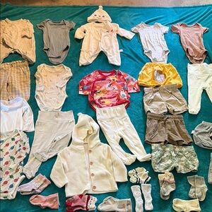 6 months Baby Girl Clothing Bundle (30 pieces)